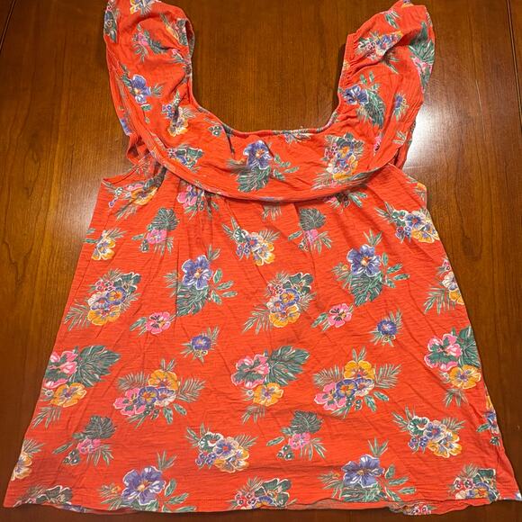 Old Navy Floral Top Size Large - Picture 6 of 6